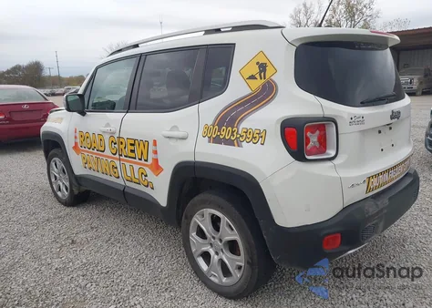 2015 Jeep Renegade Limited из США, поврежденный, VIN ZACCJBDT0FPC28822